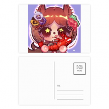 Squirrel Iceland Lobster Food Postcard Set Birthday Mailing Thanks Greeting Card