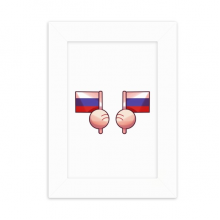 Russian Federation Flag Desktop Photo Frame Picture Display Decoration Art Painting