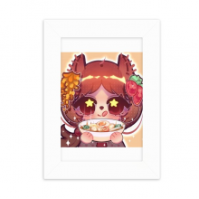 Squirrel Thailand Shrimp Soup Desktop Photo Frame Picture Display Decoration Art Painting