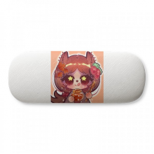 松鼠加拿大蜂蜜食物 硬质眼镜盒趣味折叠收纳盒礼物