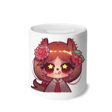 squirrel subshrubby peony flower my box cerac coin case piggy bank squirrel subshrubby peony flower my box cerac coin case piggy bank