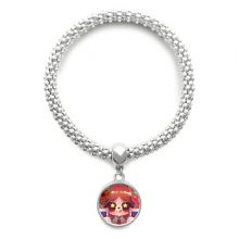 Squirrel Russia Flag Sunflower Sliver Bracelet Pendant Jewelry Chain Adjustable Bangle Squirrel Russia Flag Sunflower Sliver Bracelet Pendant Jewelry Chain Adjustable Bangle