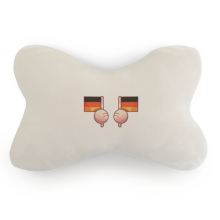 Germany Flag Car Trim Neck Decoration Pillow Headrest Cushion Pad