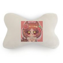 Squirrel China Dumpling Food Car Trim Neck Decoration Pillow Headrest Cushion Pad