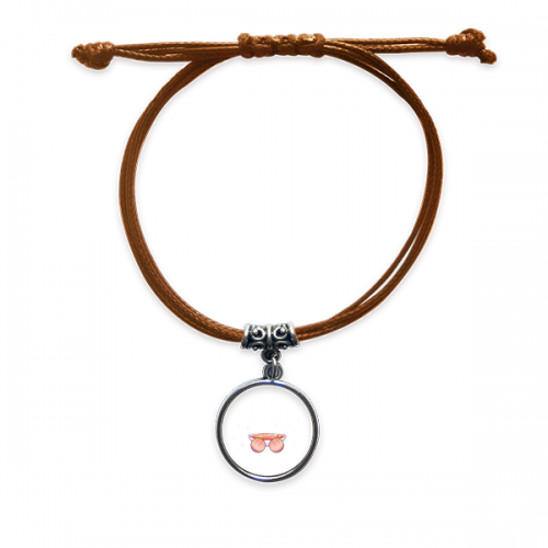 curry food bracelet leather hide  wristband brown jewelry