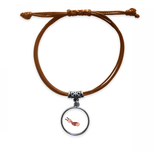 korea pickled cabbage food bracelet leather hide  wristband brown jewelry