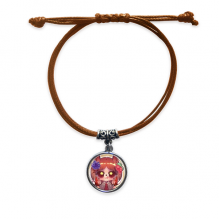 松鼠德国烤猪脚 棕手链饰品情侣礼物礼品