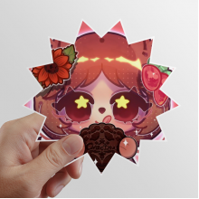 松鼠俄罗斯图拉姜饼 太阳贴纸电脑贴画旅行箱装饰