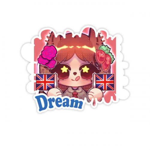 松鼠英国旗玫瑰花 梦贴纸电脑贴画旅行箱贴