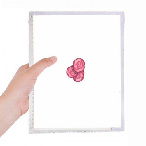 maldives rose notebook loose  diary refillable journal statiry