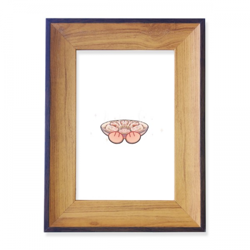 China Dumplings Food Photo Frame Exhibition Display Art Desktop Painting
