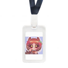 squirrel korea pickled cabbage transparent card shell holder csleeve badge