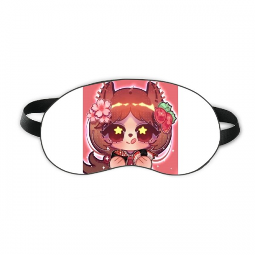 Squirrel Japan Sushi Food Sleep Eye Shield Soft Night Blindfold Shade Cover