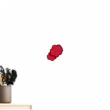 amered rose botany vinyl wall decoration sticker poster wallpaper decal self adhesive