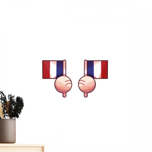 france flag eu vinyl wall decoration sticker poster wallpaper decal self adhesive