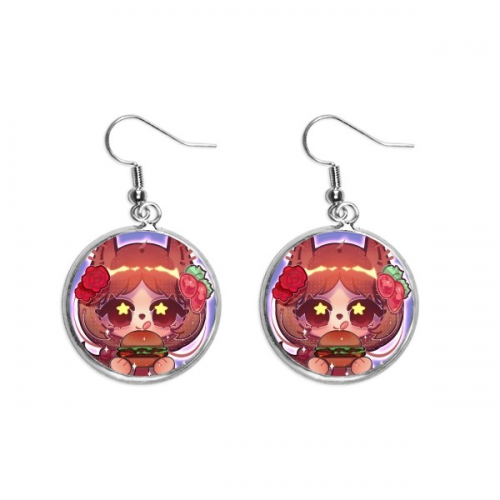 squirrel hamburger usa ameear dangle ornament drop ear jewelry woman