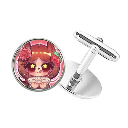 Squirrel China Dumpling Food Cuff Clip Stud Accessory Cufflinks Sleeve Button