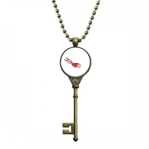 korea pickled cabbage food key necklpendant tray embellished chain