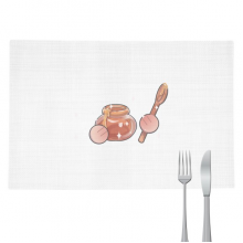 canada hy food placemat pad kitchen woven heat resistant cushion rectangle