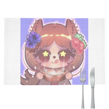 松鼠以色列披塔饼 餐垫隔热布艺厨房桌垫