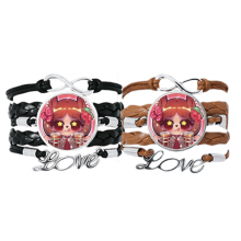 squirrel maldives sweet dodi bracelet hand strap leather  wristband double set