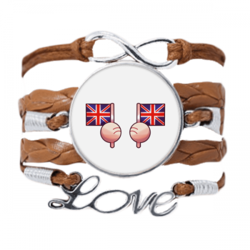 britain flag eu uk bracelet love chain  ornament wristband