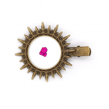 Britain Rose Hairpin Sun Headwear Retro Metal Clips Pin