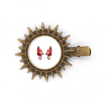 Germany Schweinshaxe Food Hairpin Sun Headwear Retro Metal Clips Pin Germany Schweinshaxe Food Hairpin Sun Headwear Retro Metal Clips Pin