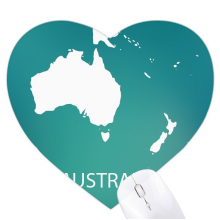 Australia Oceania Continent Outline Map Heart Mousepad Rubber Mat Game Office Australia Oceania Continent Outline Map Heart Mousepad Rubber Mat Game Office