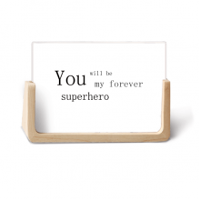Happy Father's Day Festival Quote Photo Wooden Photo Frame Tabletop Display