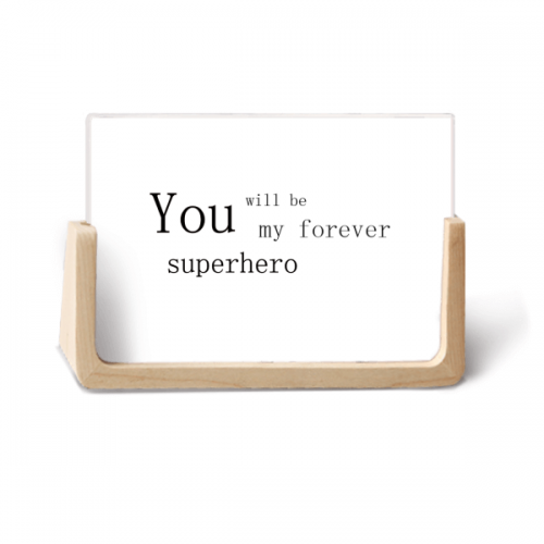 Happy Father's Day Festival Quote Photo Wooden Photo Frame Tabletop Display Happy Father's Day Festival Quote Photo Wooden Photo Frame Tabletop Display