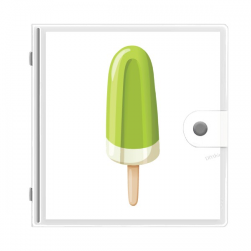 Green Mung Bean Popsicle Sweet Ice  Photo Album Wallet Wedding Family 4x6