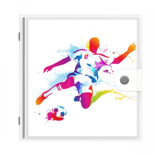 Football Athletes  Pattern Photo Album Wallet Wedding Family 4x6