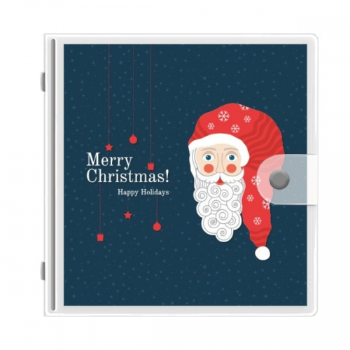 Merry mas Santa Claus Photo Album Wallet Wedding Family 4x6