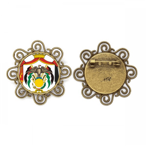 national emblem country flower brooch pins jewelry  for 