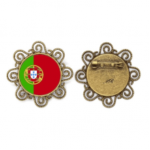 portugal national flag eu country flower brooch pins jewelry  for  girls