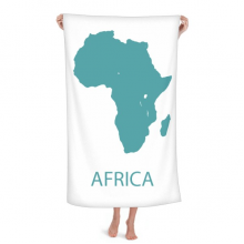 afcontinent outline outline map hand towel bath facecloth soft cotton washcloth