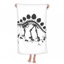 Dragon Grass Huge Stegosaurus Hand Towel Bath Facecloth Soft Cotton Washcloth