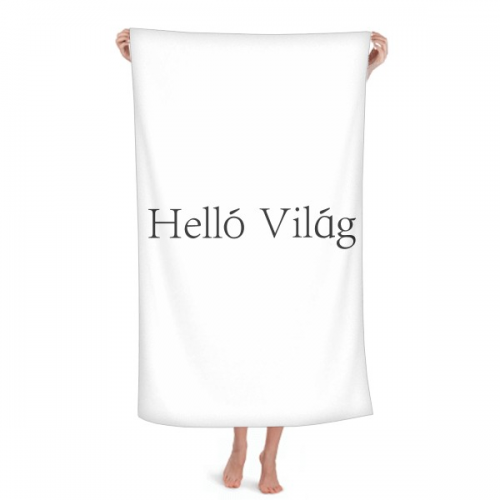 你好世界匈牙利语 法兰绒空调毯毛毯披肩毯子