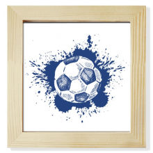 Ink Cartoon Football Blue Soccer Square Picture Frame Wall Tabletop Display