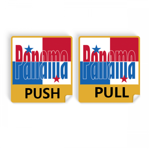 Panama Country Flag Name Art Deco Fashion Push Pull Door Sign Vinyl Stickers Shop Panama Country Flag Name Art Deco Fashion Push Pull Door Sign Vinyl Stickers Shop