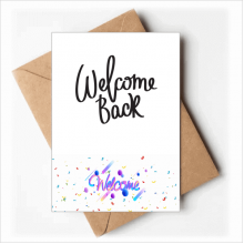 Welcome Back Quote Art Deco Fashion Welcome Back Greeting Cards Envelopes Blank Welcome Back Quote Art Deco Fashion Welcome Back Greeting Cards Envelopes Blank
