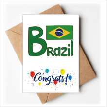 Brazil National Flag Green Pattern Wedding Cards Congratulations Greeting Envelopes Brazil National Flag Green Pattern Wedding Cards Congratulations Greeting Envelopes