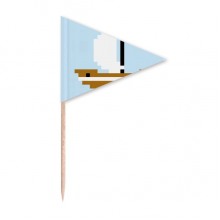 summer sail ship sea toothpick triangle cupcake toppers flag summer sail ship sea toothpick triangle cupcake toppers flag