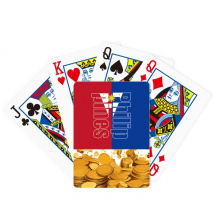 Philippines Country Flag Name Gold Playing Card Classic Game