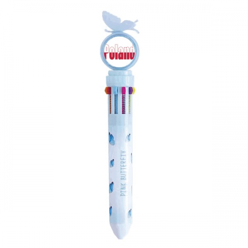 Poland Country Flag Name Art Deco  Fashion Retractable Multicolor Ballpoint Pen School Supplies