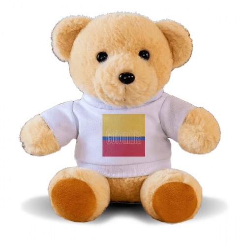 Colombia Country Flag Name BearAnimal PlushHoodie Doll