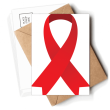 Red Ribbon Awareness World AIDS Day Postcards Envelopes Blank Note Cards Mailing Red Ribbon Awareness World AIDS Day Postcards Envelopes Blank Note Cards Mailing