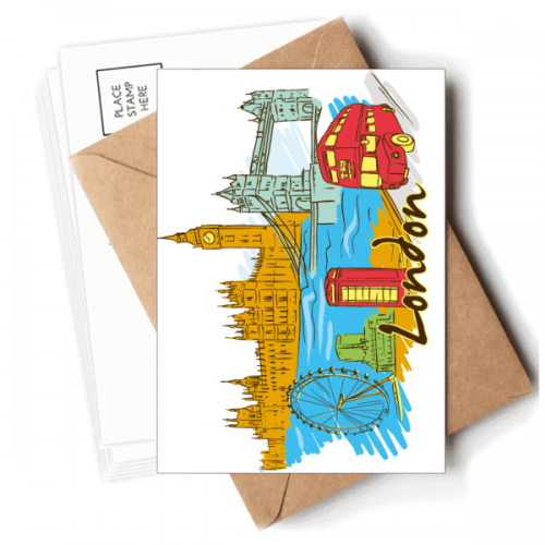 UK the United Kingdom London Postcards Envelopes Blank Note Cards Mailing UK the United Kingdom London Postcards Envelopes Blank Note Cards Mailing