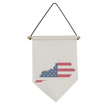 Kentucky Canvas Flag Hanging Wall Art Decor Banner